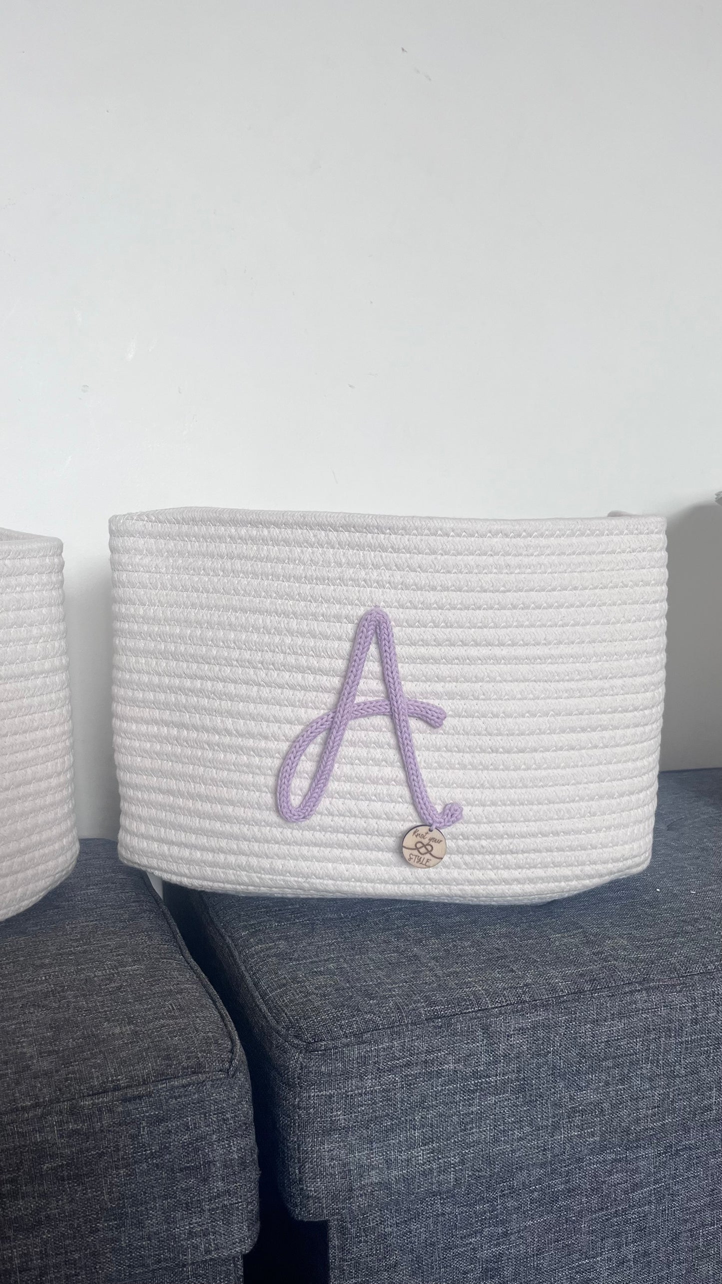 Personalised Rope Baskets