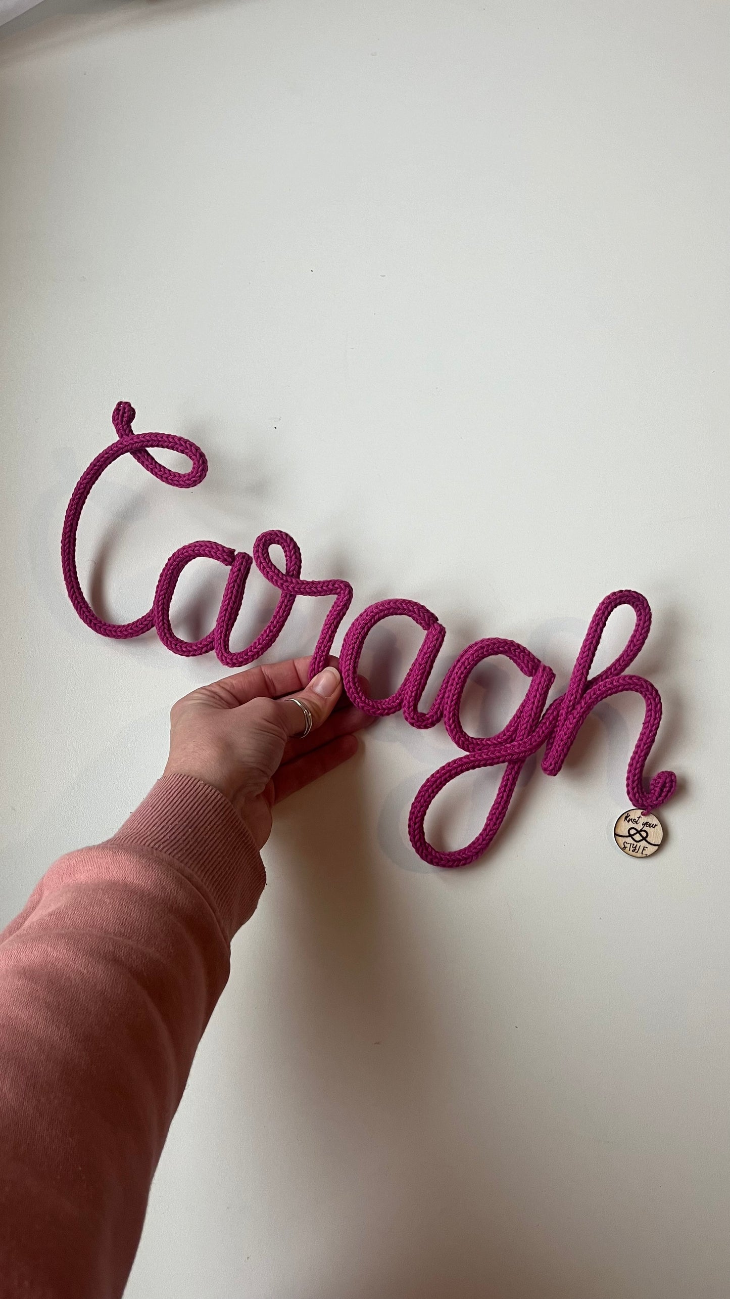 Knitted Wired Word - 6 Letters
