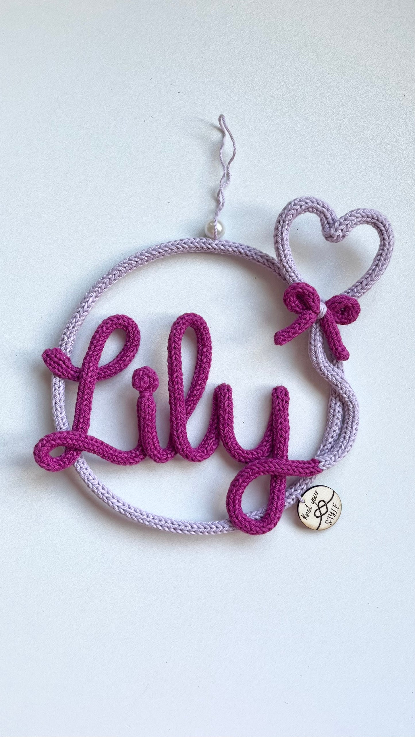 Heart Balloon Hoop Name