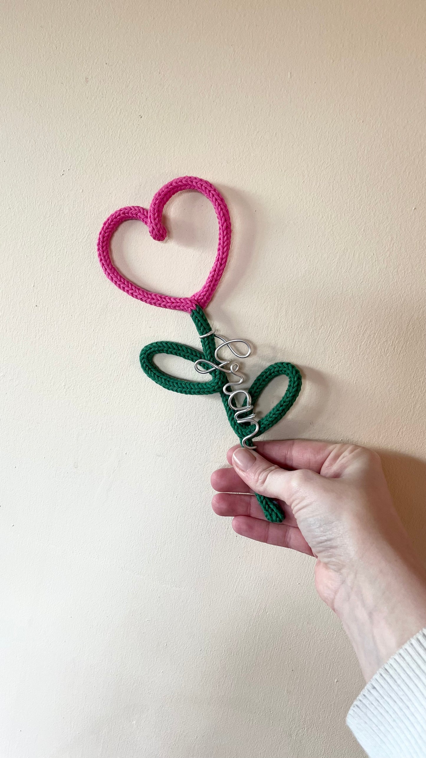 Personalised stem flower