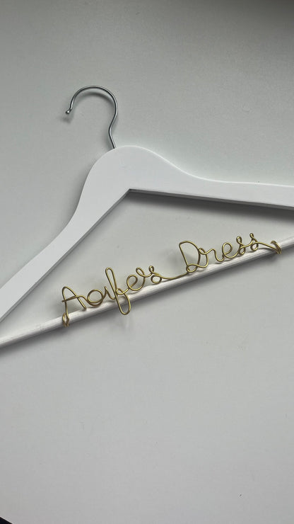Personalised hanger