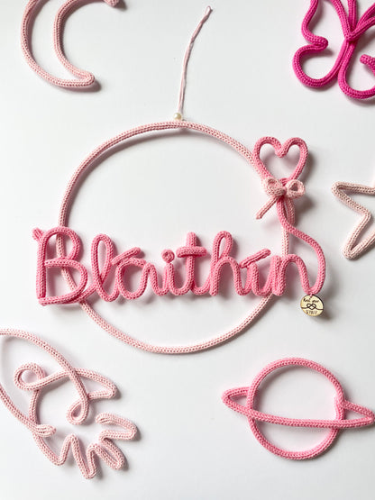 Heart Balloon Hoop Name
