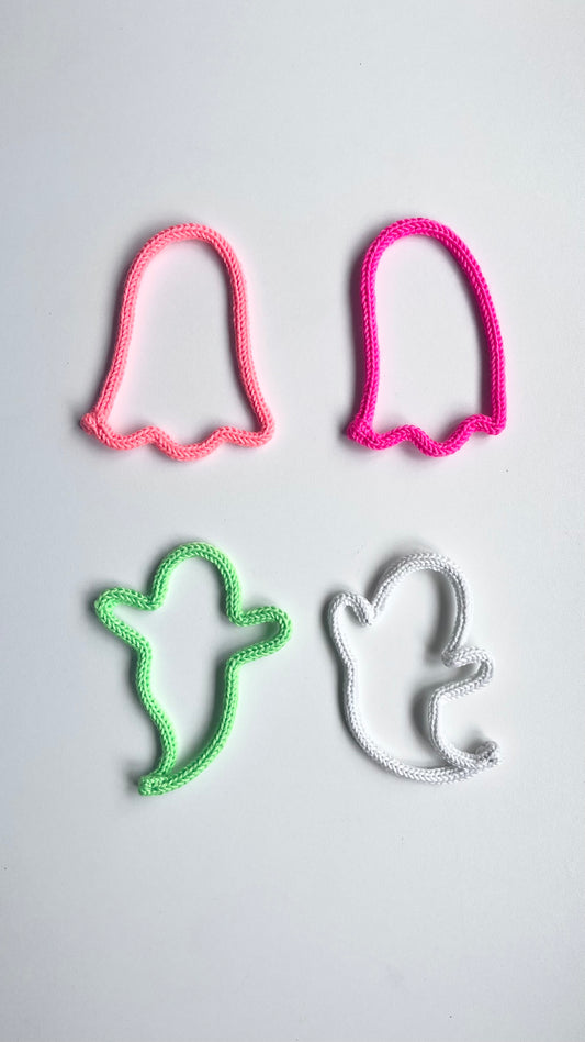 Neon and glow in the dark  ghosts