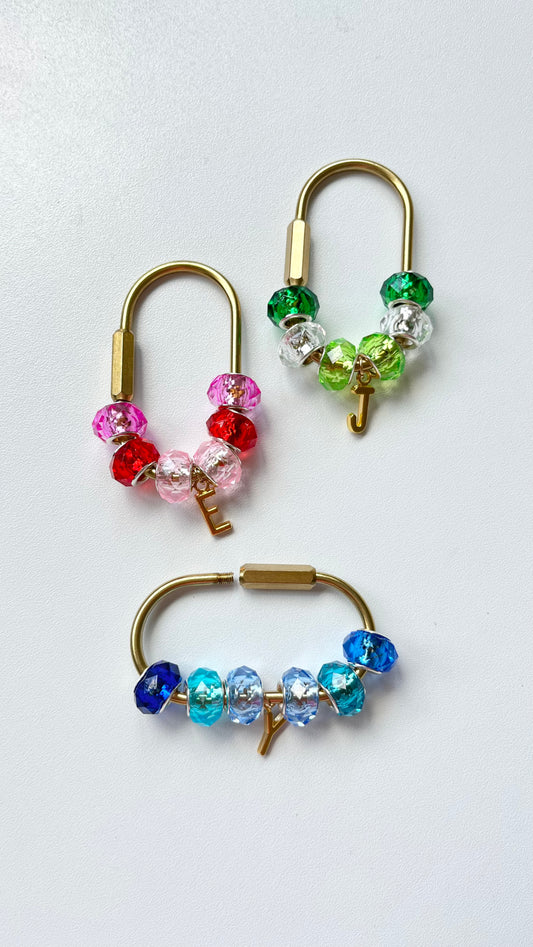 Carabiner initial keyring