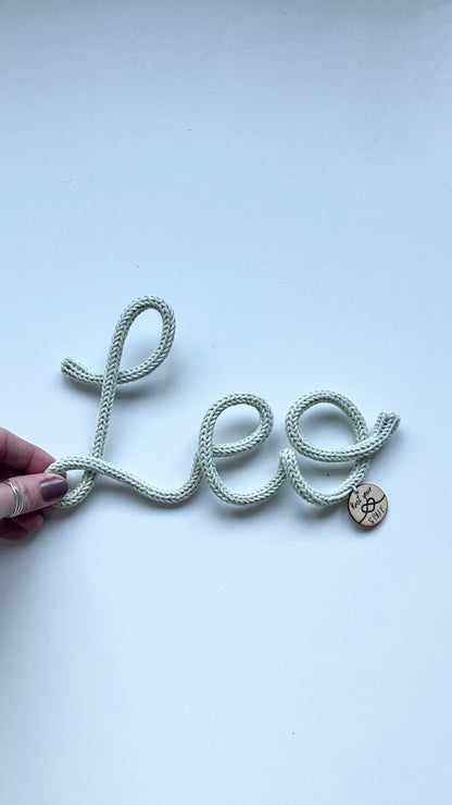 Knitted Wired Word - 3 Letters