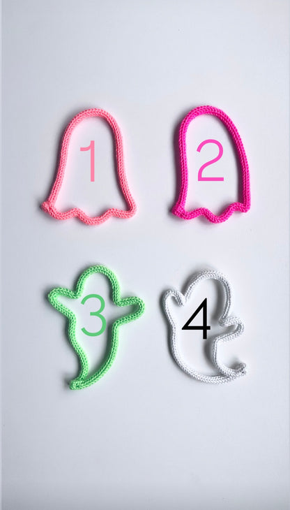 Neon and glow in the dark  ghosts