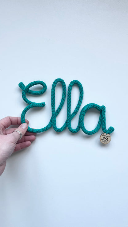 Knitted Wired Word - 4 Letters