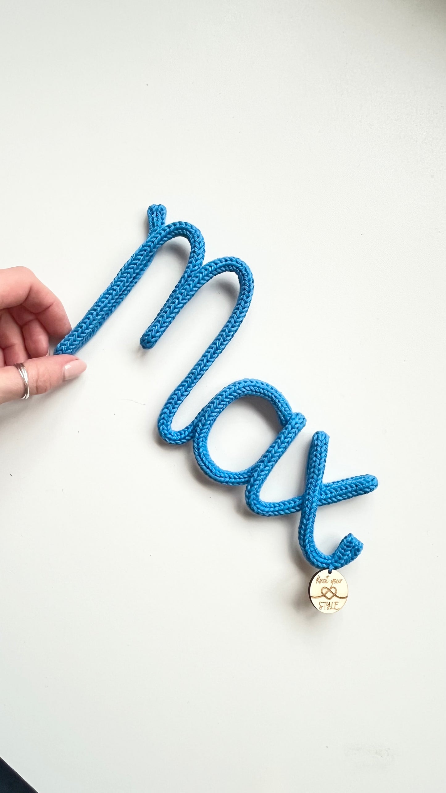 Knitted Wired Word - 3 Letters