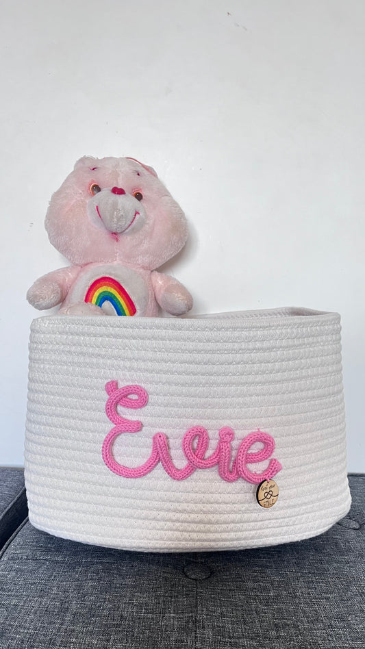 Personalised Rope Baskets