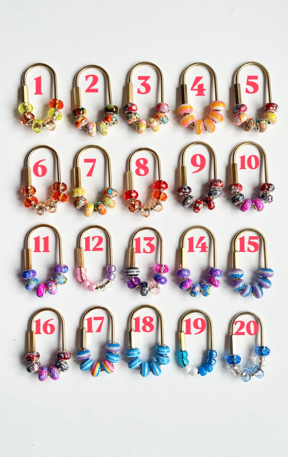 Carabiner initial keyring