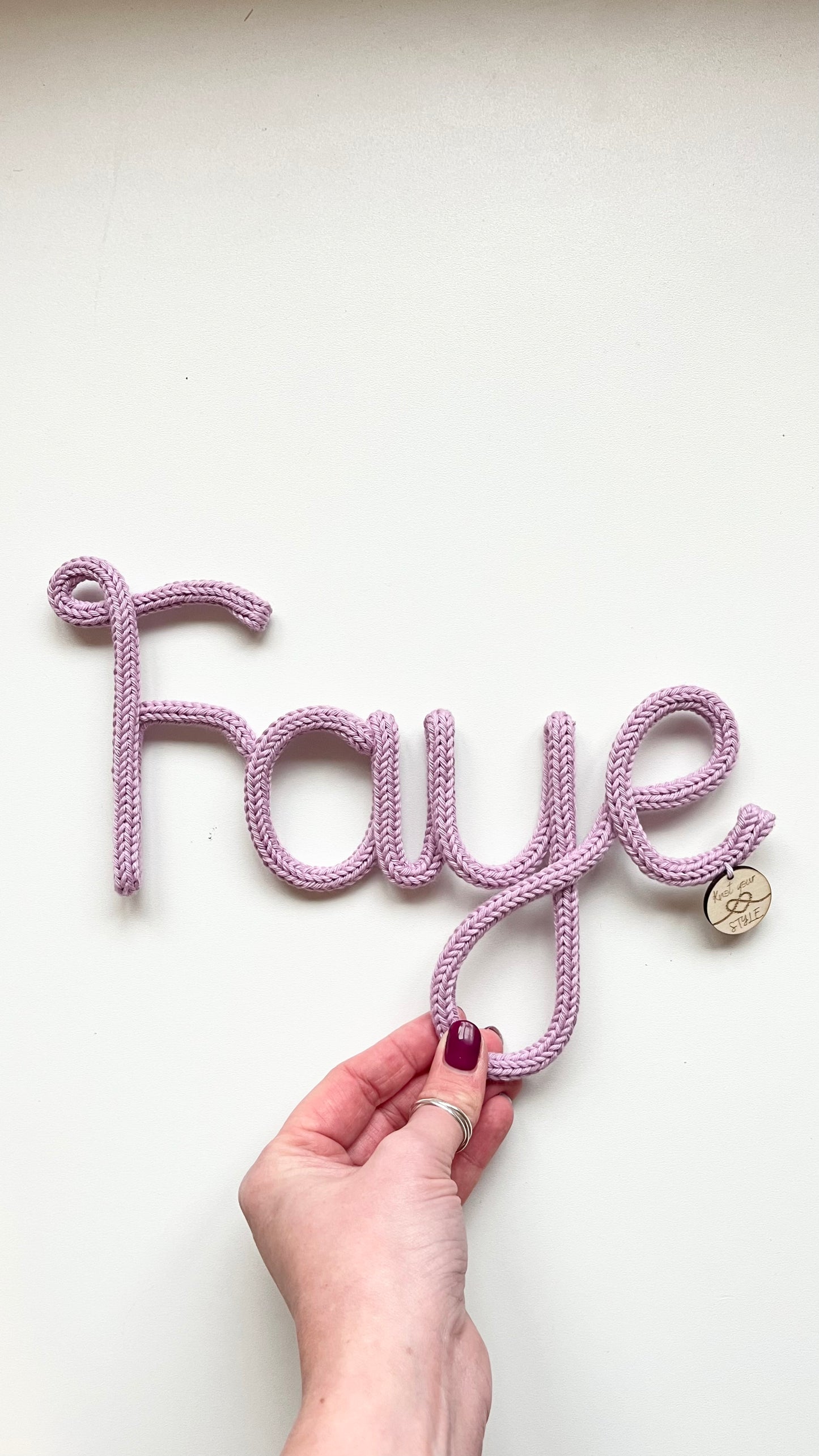 Knitted Wired Word - 4 Letters
