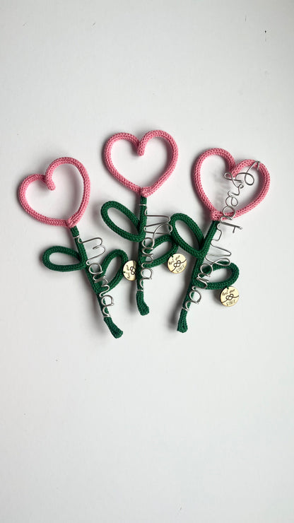 Personalised stem flower