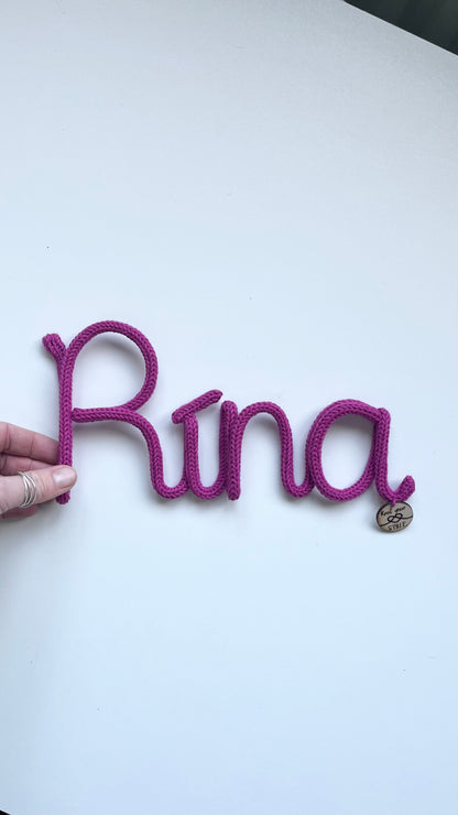 Knitted Wired Word - 4 Letters